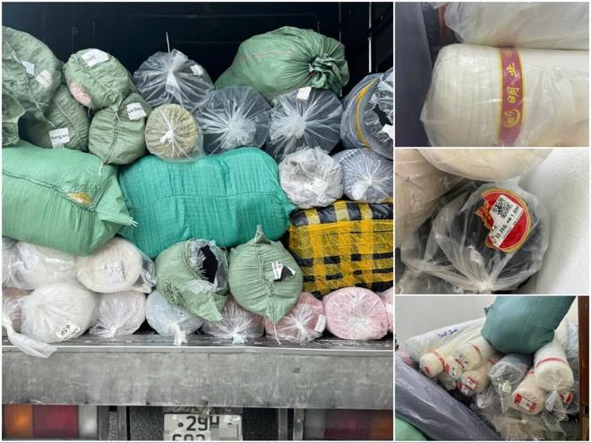 Toàn bộ 50 cây vải may mặc đều không rõ nguồn gốc