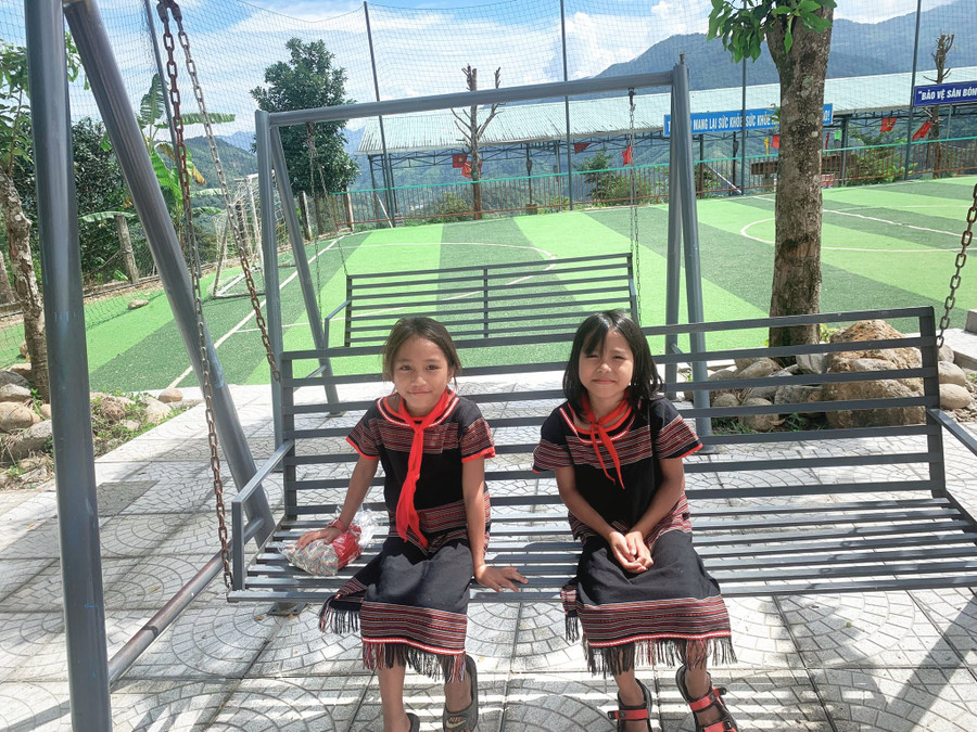 Học sinh Trường Phổ thông dân tộc bán trú Tiểu học & THCS Trà Nam (xã Trà Linh, TP Đà Nẵng). tra-nam-hoc-sinh.jpg