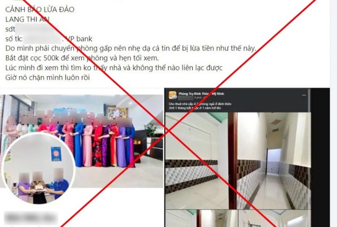 Cần hết sức cảnh giác với những hình ảnh nhà cho thuê trọ sáng lung linh trên mạng xã hội