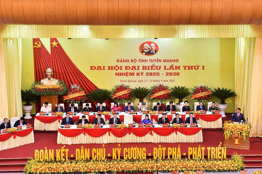 Đại hội Đảng bộ tỉnh Tuyên Quang lần thứ I, nhiệm kỳ 2025 - 2030.