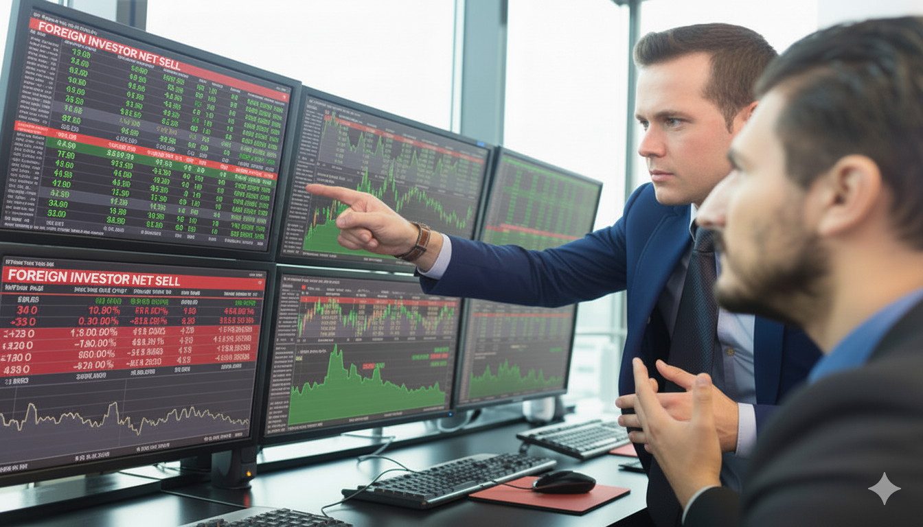 Khối ngoại đã bán ròng kỷ lục 102.000 tỷ đồng từ đầu năm 2025 đến nay, vượt giá trị bán ròng cả năm 2024 gần 93.000 tỷ đồng.