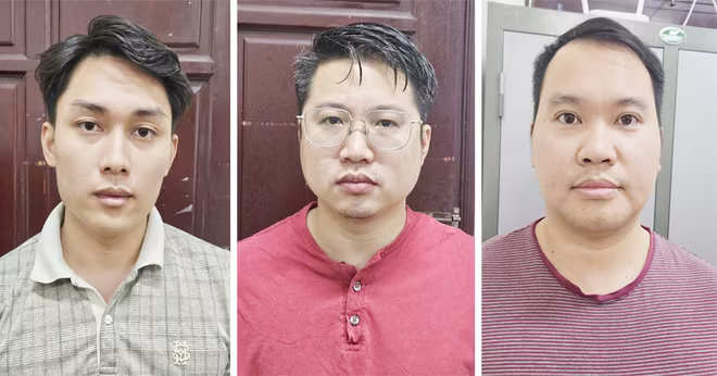 Các đối tượng Lộc, Thắng, Trung