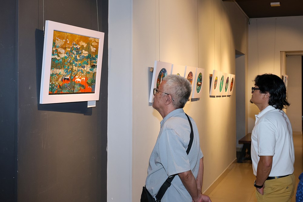 Triển lãm tranh sơn mài 'Đường lên mây' tại Hội Mỹ thuật TP.HCM - ảnh 2