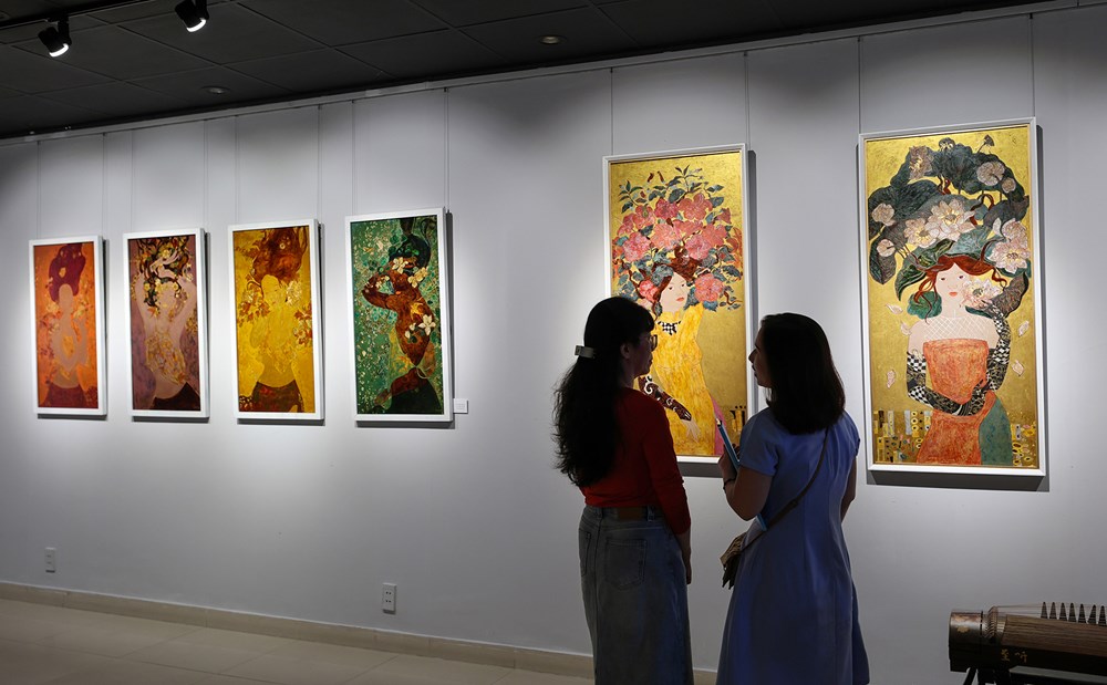 Triển lãm tranh sơn mài 'Đường lên mây' tại Hội Mỹ thuật TP.HCM - ảnh 3