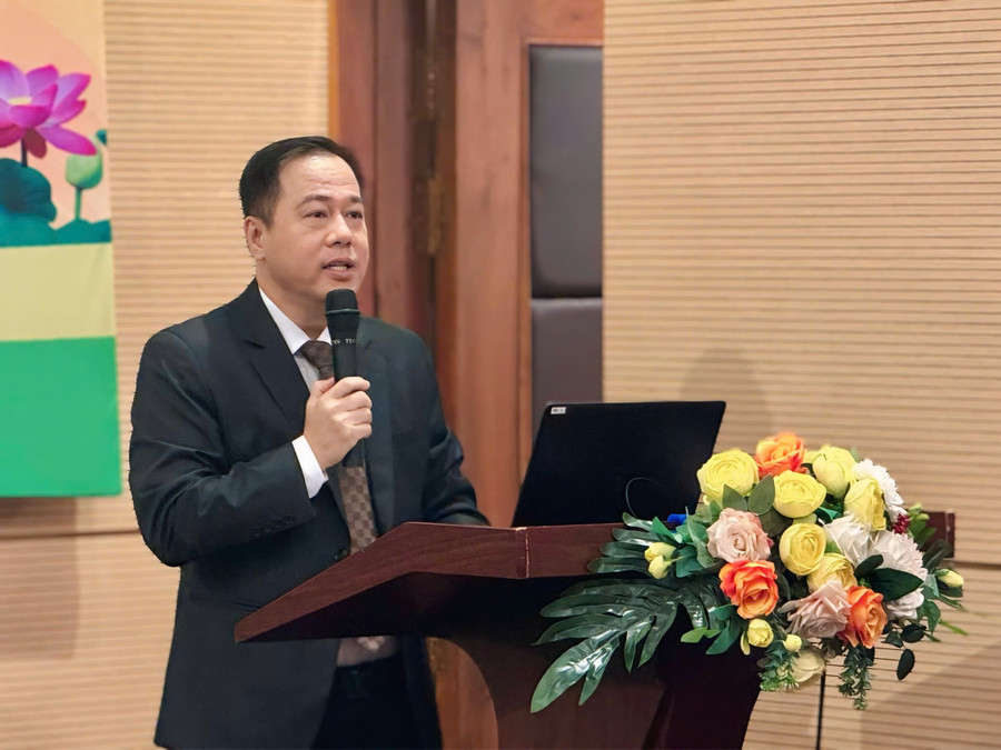 GS.TS Huỳnh Văn Sơn - Hiệu trưởng Trường Đại học Sư phạm TPHCM. Ảnh: Thùy Linh.