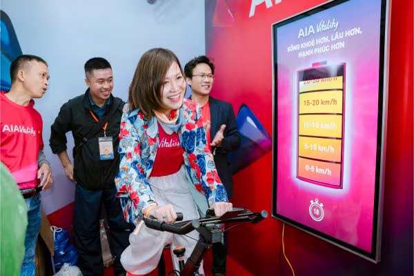 Khu vực trải nghiệm của AIA Vitality