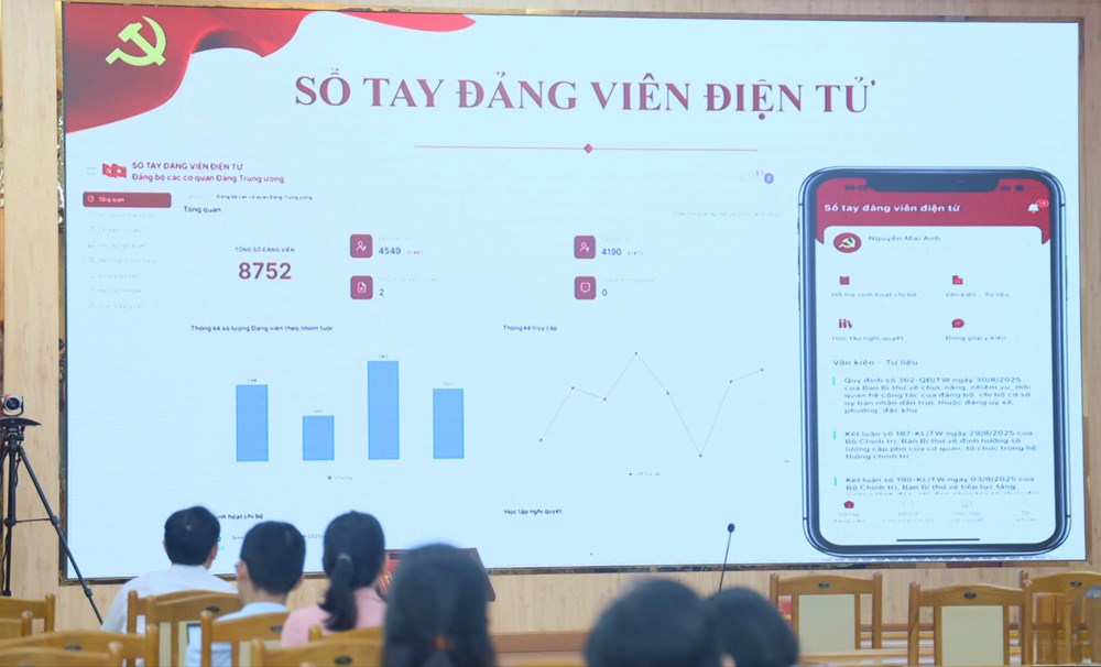 Sổ tay Đảng viên điện tử đột phá trong hoạt động chuyển đổi số - ảnh 4