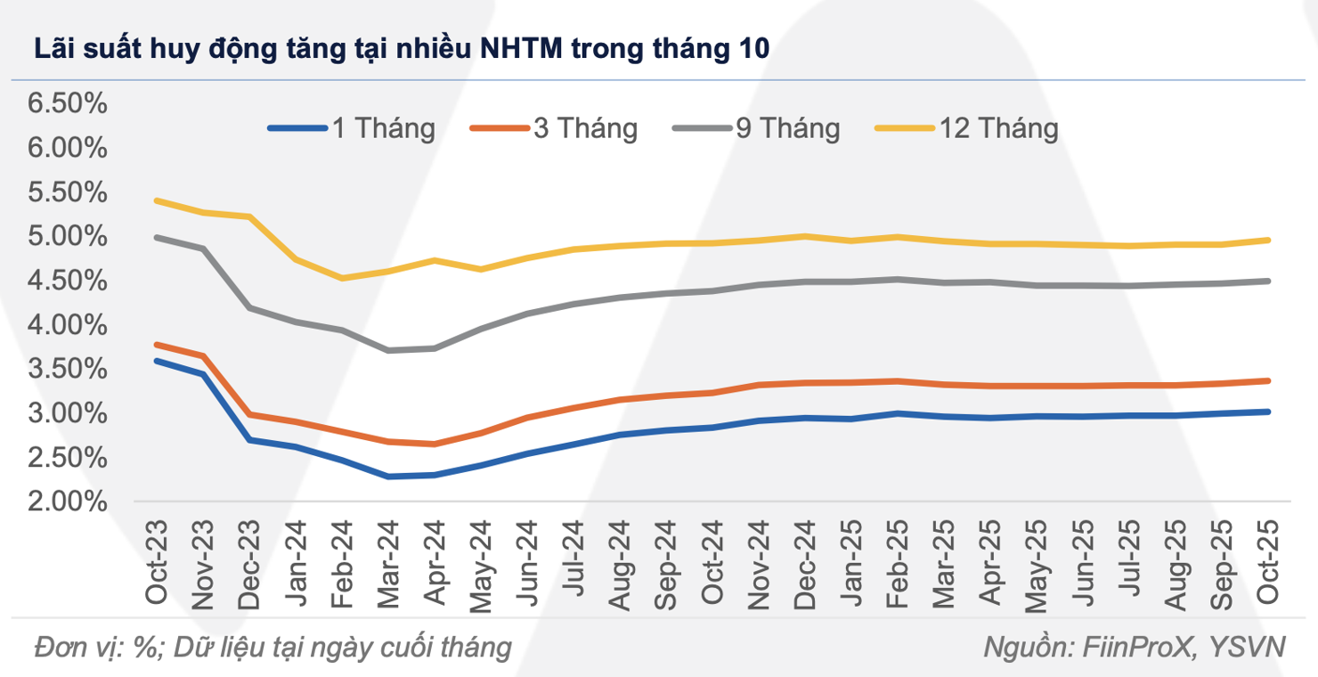 Lãi suất huy động nhích tăng trước “cơn khát vốn” cuối năm - Ảnh 1