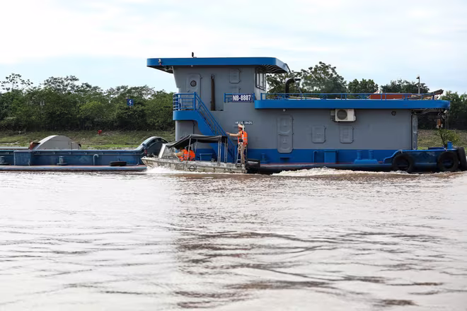 Lực lượng Cảnh sát đường thủy Hà Nội trong đợt cao điểm tập trung kiểm tra, xử lý 4 nhóm hành vi trọng tâm