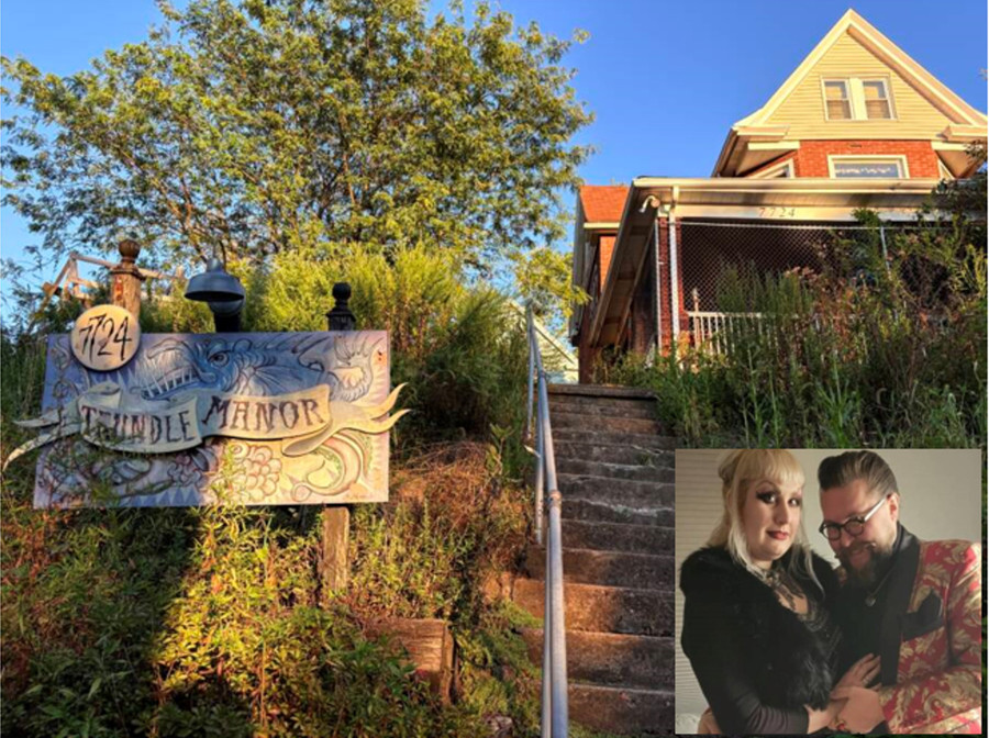 Cặp đôi Mr. Arm - Velda Von Minx và ngôi nhà của họ.