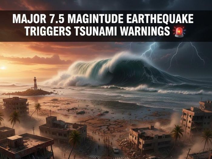 Động đất mạnh 7,5 độ richter tấn công vùng đông bắc Nhật Bản đêm 8/12/2025.