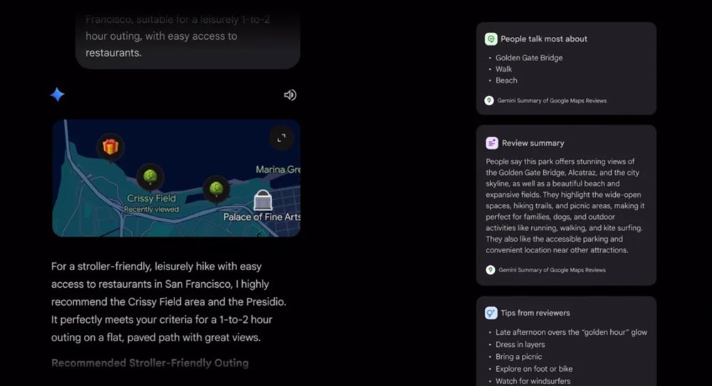 Gemini được làm mới với dữ liệu Maps trực quan - ảnh 1