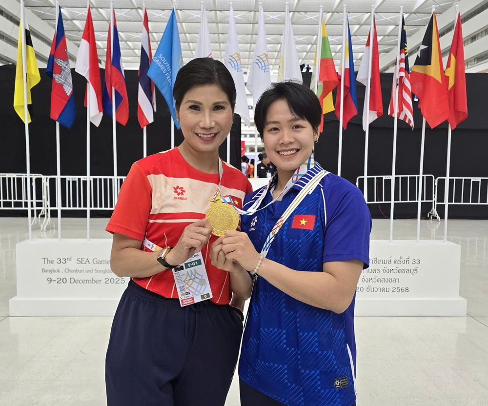 Thu Vinh và Ngọc Trâm vào biên chế ngành Công an sau SEA Games 33 - ảnh 2