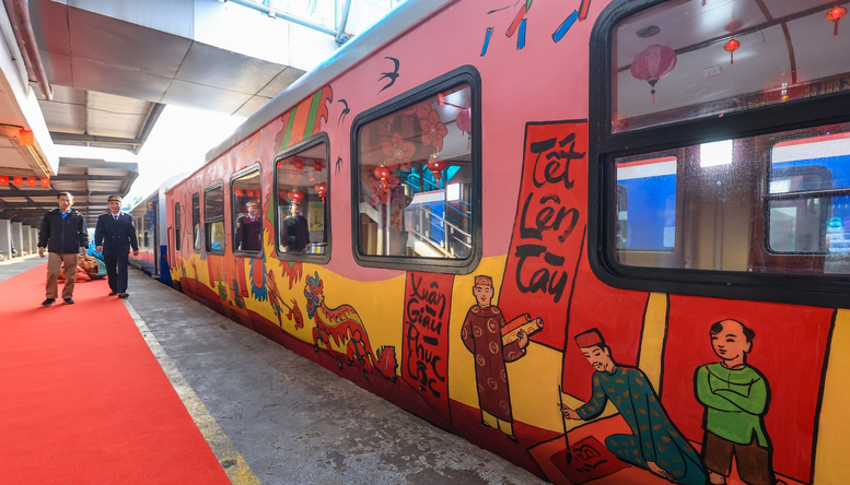 Đường sắt chạy thêm 22 chuyến tàu đợt Tết Nguyên đán