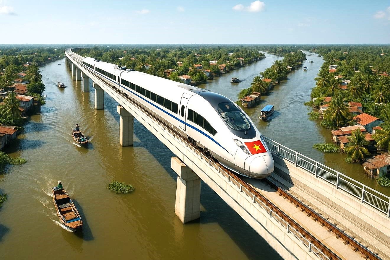 Bảo đảm đầy đủ điều kiện khởi công dự án tuyến đường sắt tốc độ cao trên trục Bắc – Nam vào tháng 12/2026. Ảnh minh họa