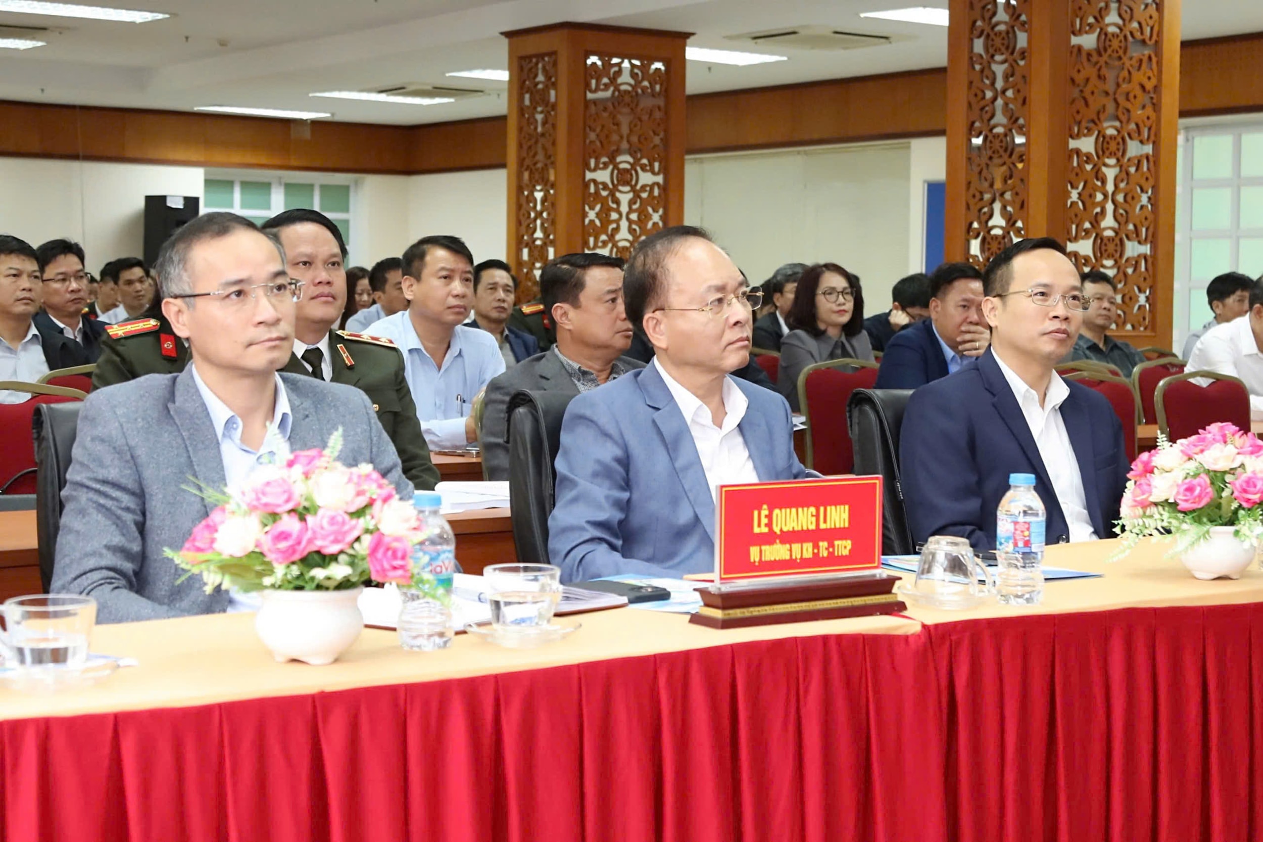 Ảnh 3 lãnh đạo các cục vụ đơn vị của Thanh tra Chính phủ