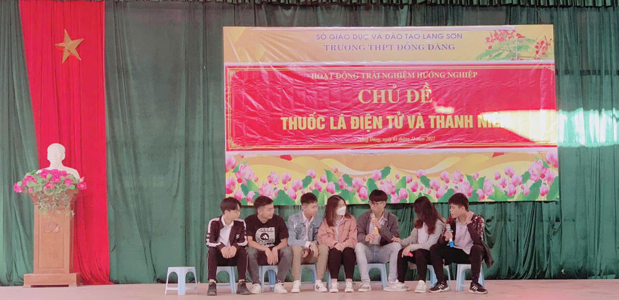 Tận dụng tối đa mọi phương thức để giáo dục học sinh nói không với thuốc lá