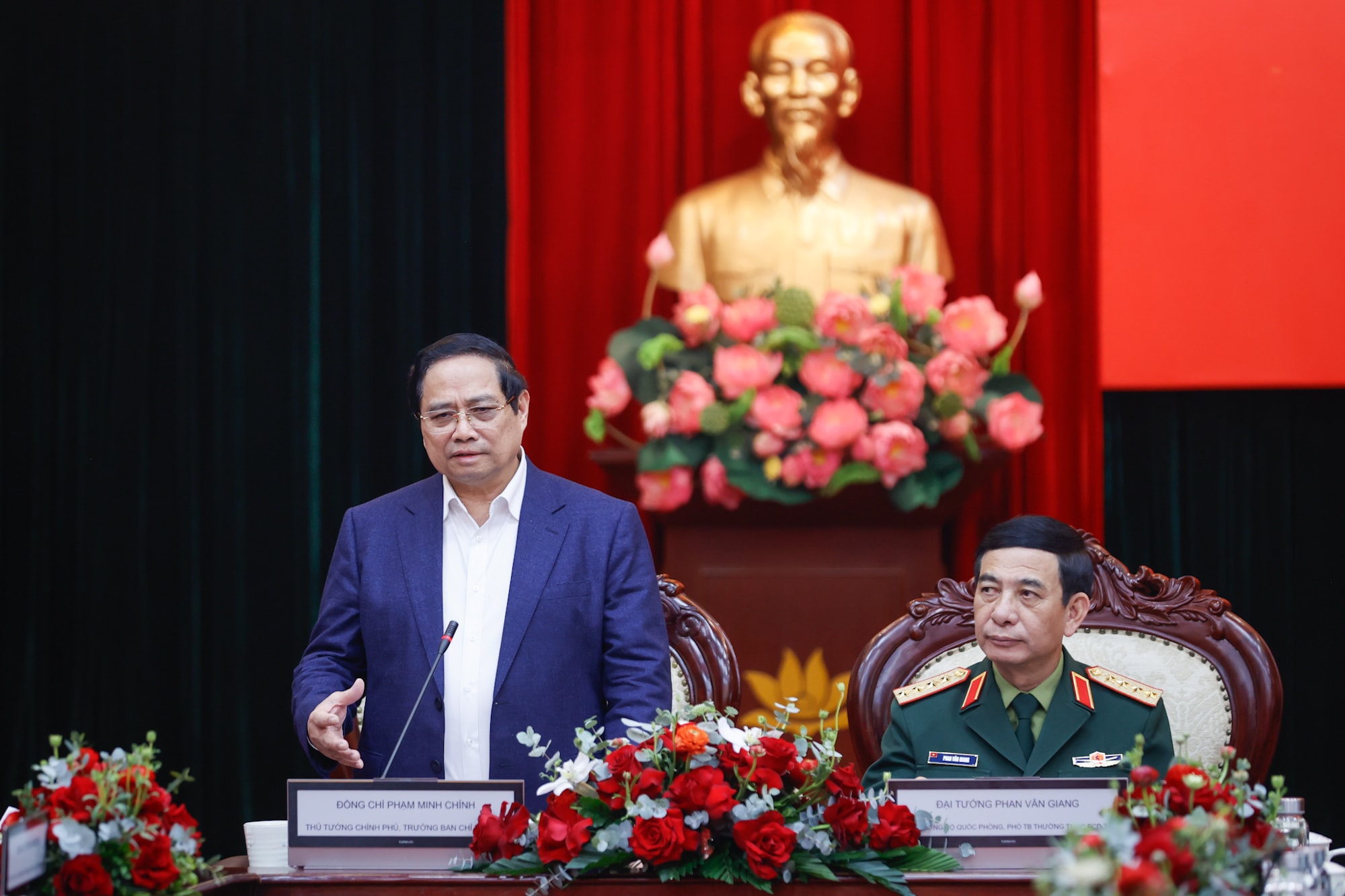 Thủ tướng Phạm Minh Chính chủ trì cuộc làm việc về phát triển công nghiệp quốc phòng- Ảnh 3.