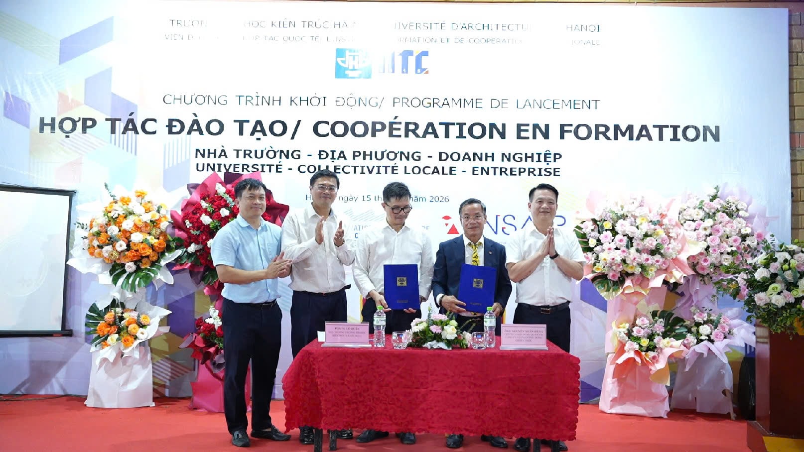 Ký kết thoả thuận khung hợp tác giữa Trường Đại học Kiến trúc Hà Nội - Green Pa