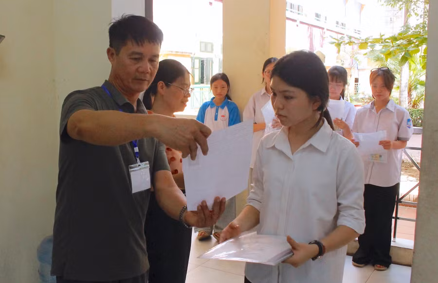 Kỳ thi năm nay có 42.688 thí sinh dự thi.