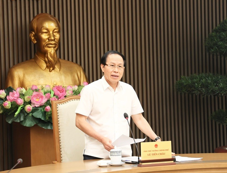 Phó Thủ tướng Chính phủ Lê Tiến Châu làm Chủ tịch Hội đồng phối hợp phổ biến, giáo dục pháp luật Trung ương. Ảnh: VGP