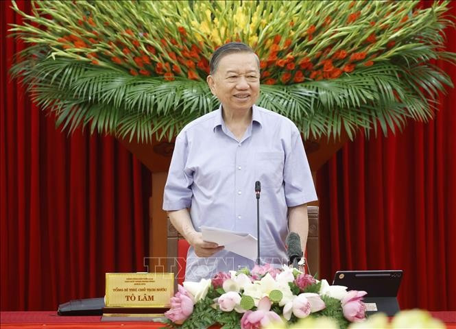 Tổng Bí thư, Chủ tịch nước Tô Lâm phát biểu. Ảnh: Thống Nhất/TTXVN Tổng Bí thư, Chủ tịch nước Tô Lâm phát biểu. Ảnh: Thống Nhất/TTXVN