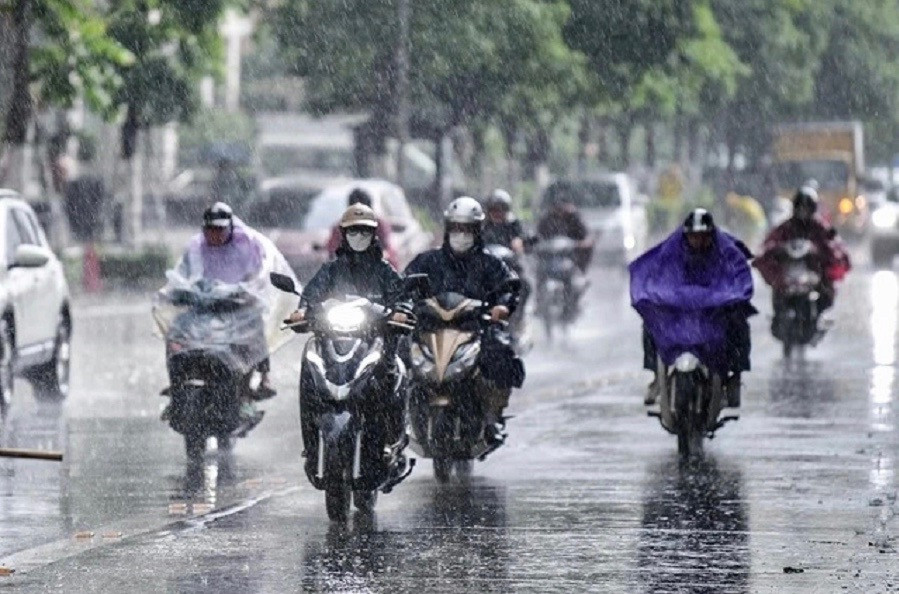 Áp thấp nhiệt đới gây mưa tại Hà Nội trong ít ngày tới. Ảnh minh hoạ.