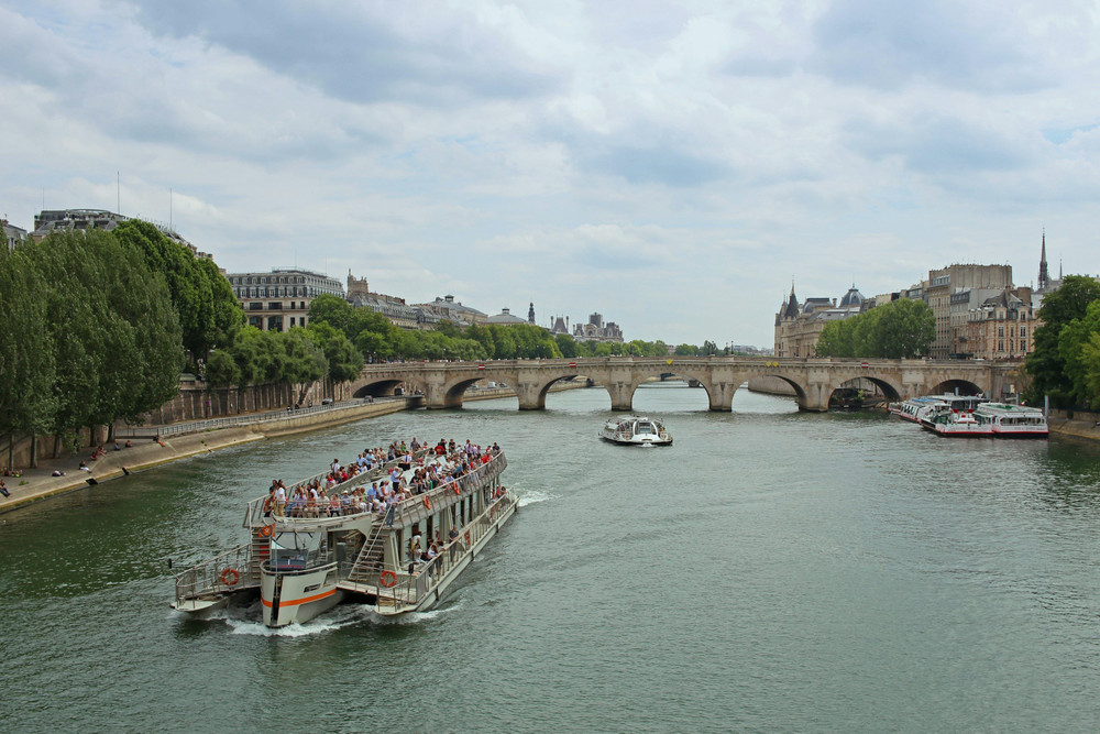 Sông Seine, Paris, Pháp. Ảnh: Unsplash