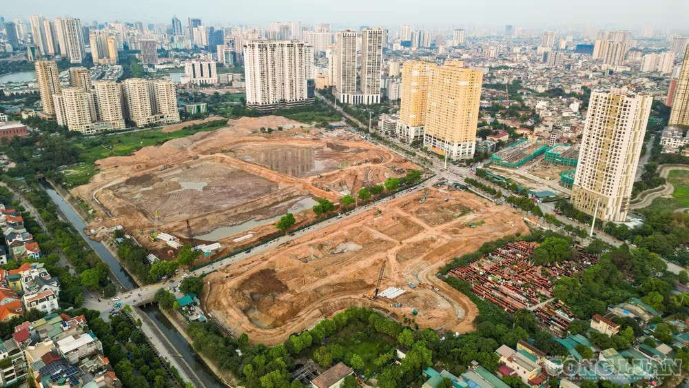 Hà Nội chạy đua tiến độ hồ điều hòa Mễ Trì trước mùa mưa 2026. Ảnh: Quang Hùng z7803877474407-89916048218a69e8de7cfc72bd5544ee.jpg