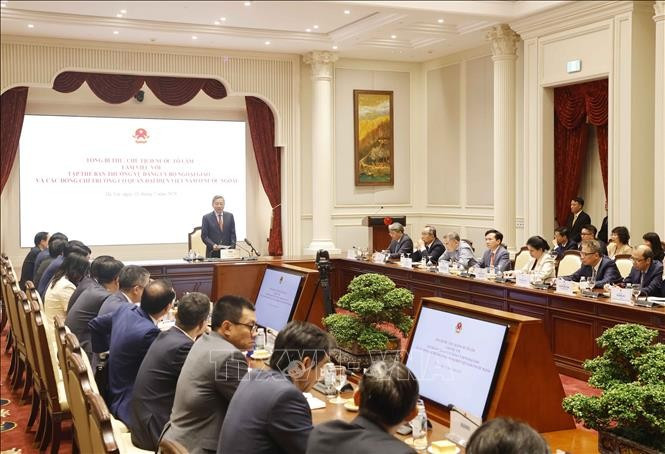 Tổng Bí thư, Chủ tịch nước Tô Lâm phát biểu. Ảnh: Thống Nhất/TTXVN