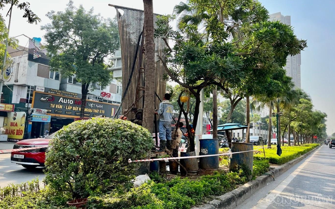 Công nhân khoan khảo sát địa chất trên đường Văn Khê dưới thời tiết nắng nóng. clo_br_1786678715181-2231077853933485625-2997236533837522775-17b48087db47db16346045a7fde5c24b.jpg