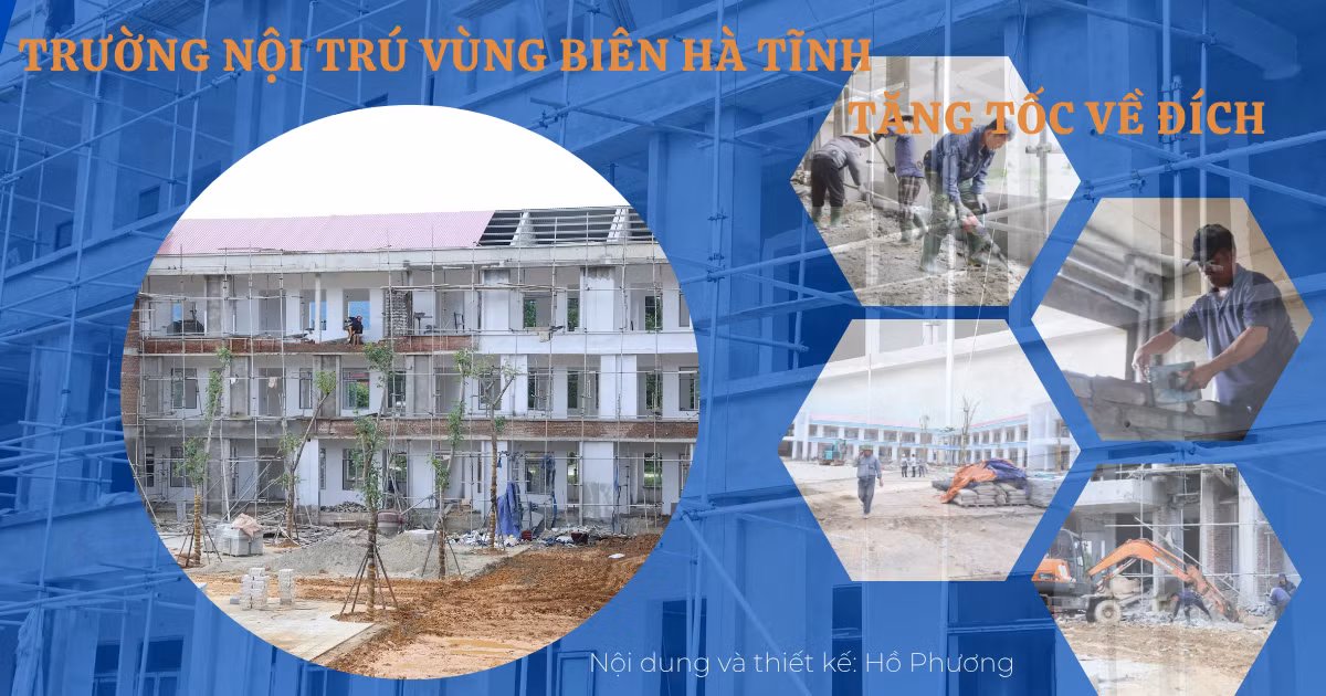 Trường nội trú vùng biên Hà Tĩnh tăng tốc về đích trước thềm năm học mới.