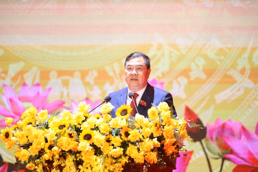 Ông Phạm Gia Túc, Ủy viên Bộ Chính trị, Phó Thủ tướng Thường trực Chính phủ phát biểu tại buổi lễ. Ảnh: Công an Đà Nẵng 2aoboqtvjplvf7kqaitkw0vfflklhogvuxdvdcbq.jpg