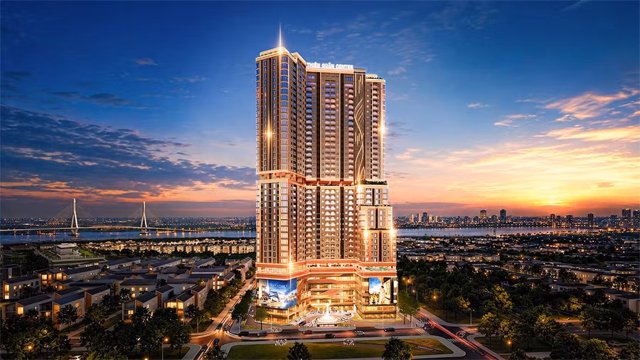 Phối cảnh Dự án Tổ hợp Trung tâm thương mại - Căn hộ chung cư cao cấp Thiên Quân Center. Ảnh: CĐT.
