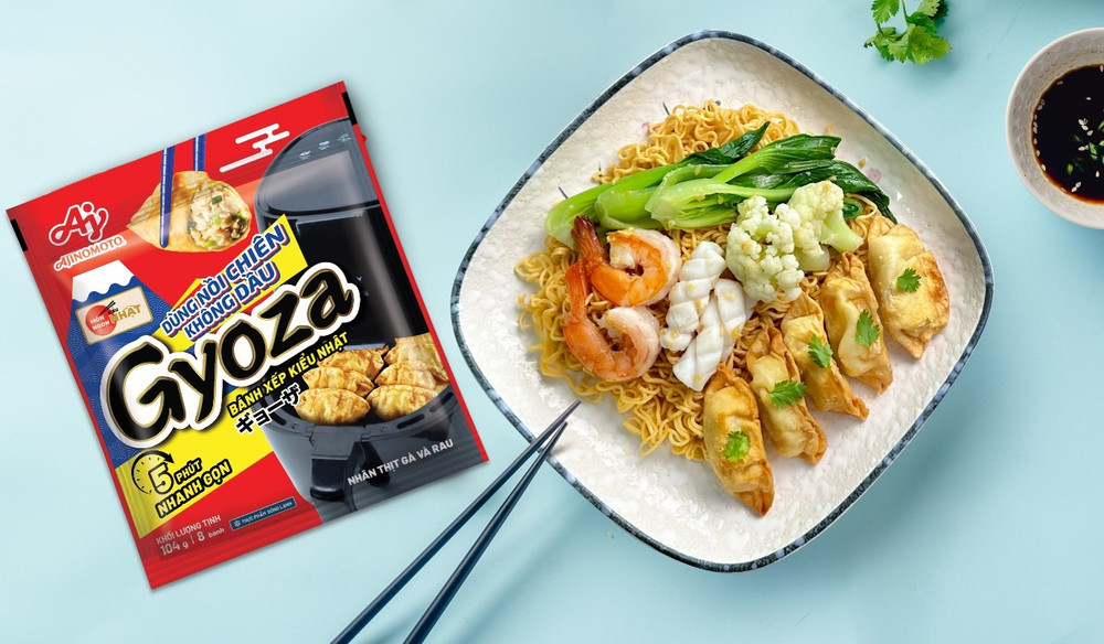 Bánh xếp kiểu Nhật Gyoza nhân thịt Gà và Rau dùng cho nồi chiên không dầu tiện lợi. f3.jpg