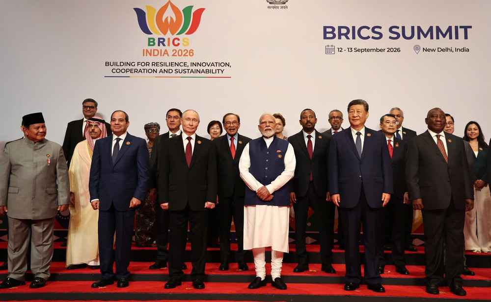 Các nhà lãnh đạo tại Hội nghị thượng đỉnh BRICS 2026. Ảnh: Kremlin.ru 1789437267684-8864008077593355527-8864008077593355527-c0c4485810e5477033172e65e59afac8.jpg