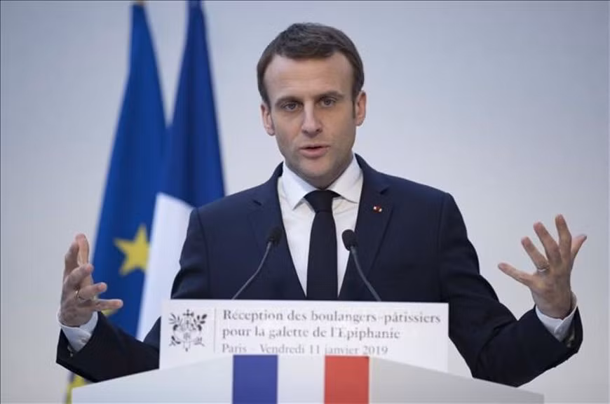 Tổng thống Pháp Emmanuel Macron.