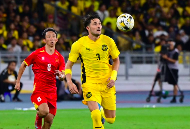 Facundo Garces trong trận Malaysia thắng Việt Nam 4-0 tại vòng loại Asian Cup 2027 hôm 10-6